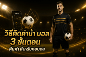 วิธีคิด ค่าน้ำ บอล
