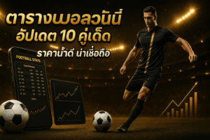 ตาราง บอลวันนี้ อัปเดต